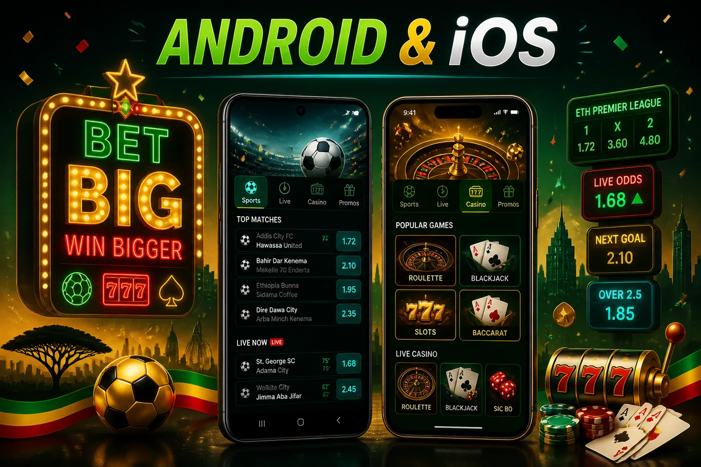 Casino on mobile