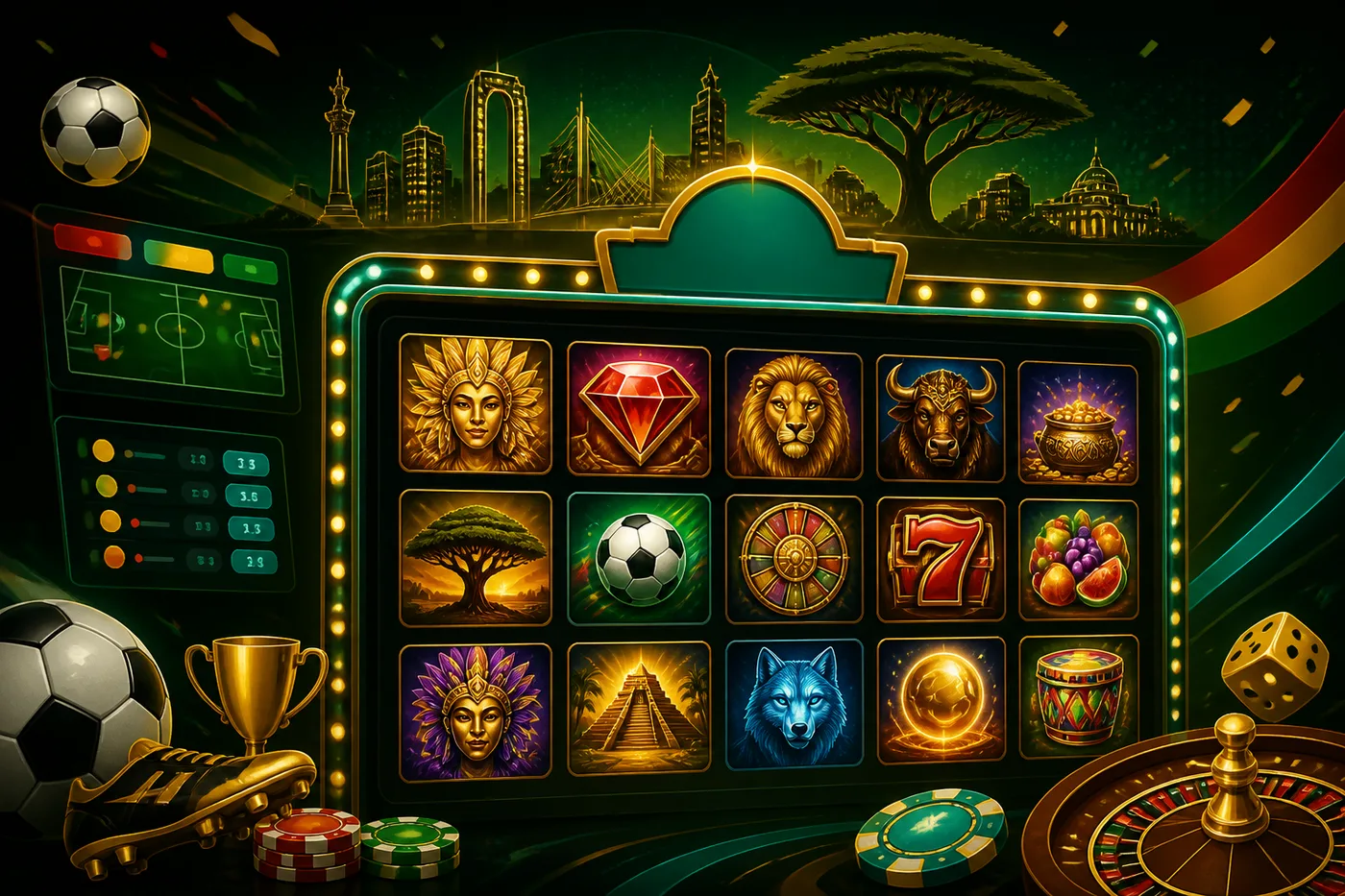 Casino slots lobby